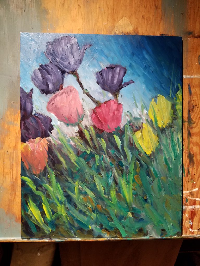 mixed flowers wip